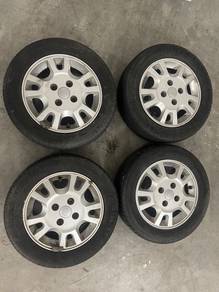 Sport Rim Original Perodua Kelisa EZ 13” + Tayar