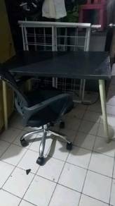 meja krj tulis  office siap kerusi
