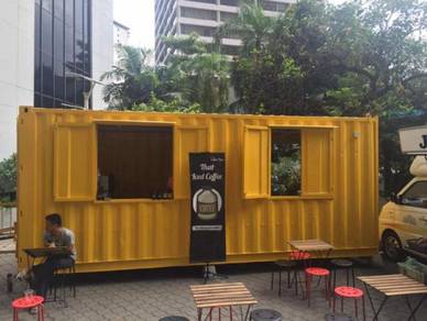 Food Kiosk Container / Gerai Container For Sale