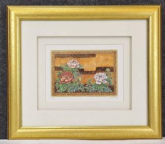 Framed Art Print by Joseph Wong - Peonies