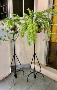 33 INCHES TALL Wrought Iron Stands
