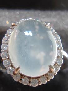 Glassy Ice Snowflake Cotton Burma Jadeite Jade