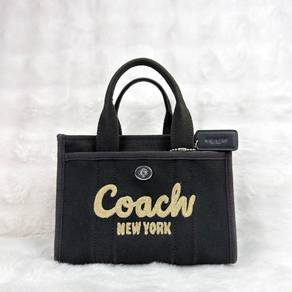 Authentic Coach Black canvas Cargo 20 Tote Bag