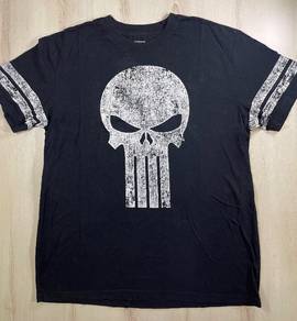 Marvel Punisher Black Tee #BX Used