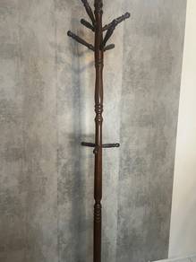 solid wood coat hanger
