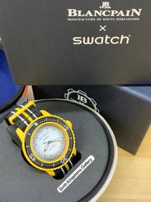 Blancpain X Swatch 42.3mm Pacific Ocean SO35P100C