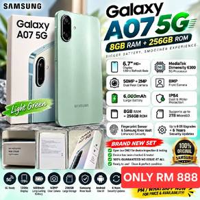 New set SAMSUNG GALAXY A07 5G LIGHT GREEN 8+256GB