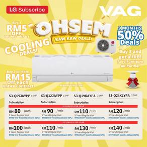 Promo Aircond LG Dual Inverter (PTLNGJYSEL)