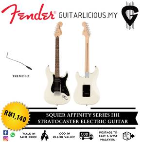 Squier Affinity Electric Guitar, Olympic White