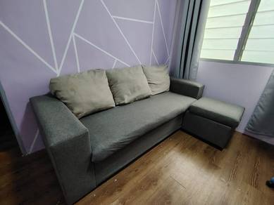 SOFA 3 SEATER + Stool