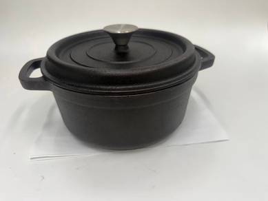 Cast Iron Dutch Oven with Lid 24cm casserole #117