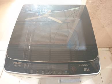 Mesin basuh auto isonic 8kg like new