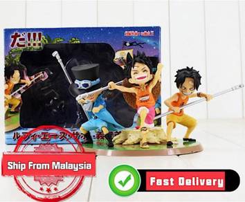 One piece Three brothers Luffy ace sabo 10cm