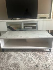 Coffee Table with Middle Open Storage