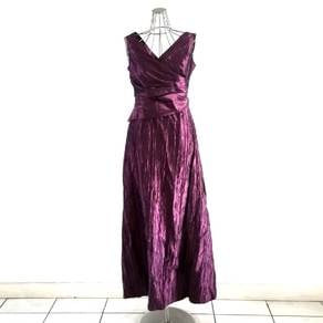 Eggplant/Purple Long Formal Evening Gown