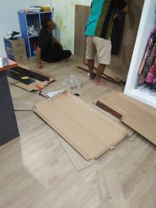 LANTAI JENIS VINYL l flooring finishes 3mm vinyl