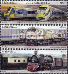 2010 125th Railway KTM Train Malaysia Stamp S