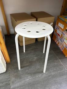 White and Black Chair