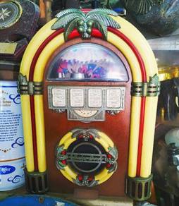 Antique Retro Radio Mini Jukebox Wood