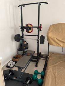Gym Power Tower - Pull up, Dip up, Bench, Weights