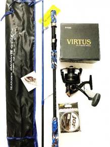 Ryobi jdm virtus reel combo seahawk gachiri rod
