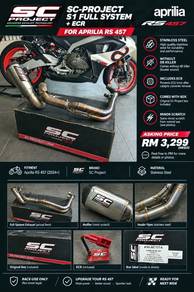 SC-Project S1 Full System + ECR for Aprilia RS 457