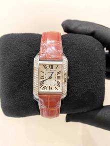 2020 Cartier Tank Anglaise Diamond 18k750 White