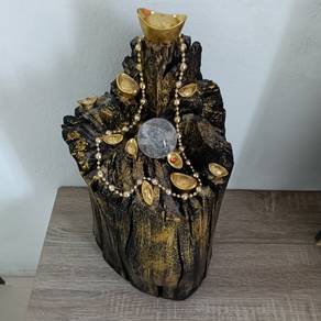 Prosperity Gold Charcoal Decor