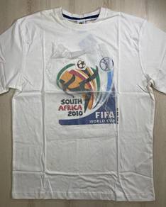 2010 World Cup White Tee #BW1 NEW