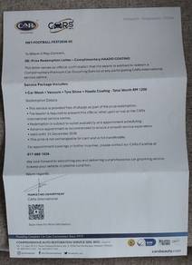 CARs International Haado coating package 