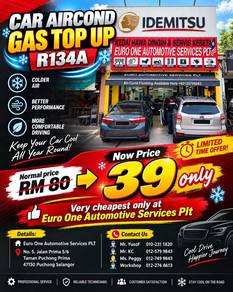 Big Saving Car Aircond Gas Top Up Puchong