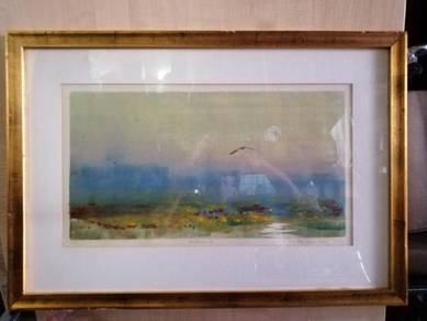 Raja azhar idris painting LAND SCAPE