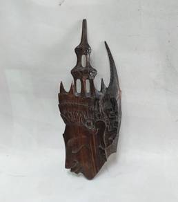 Wooden Hand Carved Indonesian Rama Wall Hanging
