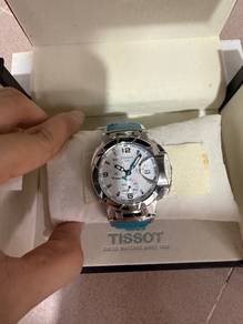 TISSOT T-race light blue watch