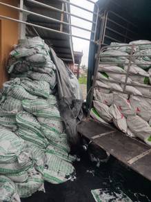 Sekam padi bakar Dan mentah guni besar 5188