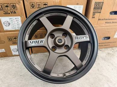 New rim 15x7jj volk rays te37 dark bronze thai