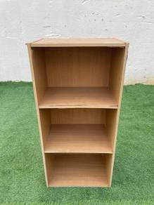 YE54B Rak Kayu L.42 x H.90 cm 3 Tier Wooden Rack