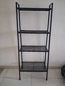 IKEA LERBERG Shelving Unit / Storage Rack (Black) 