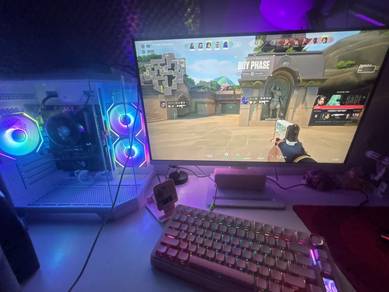 MSI White Gaming PC Set + MSI 27” 144Hz Monitor
