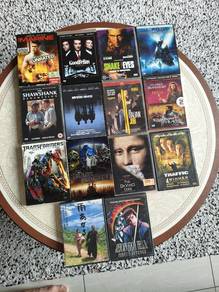 DVDS Movies Disc Cartridges.