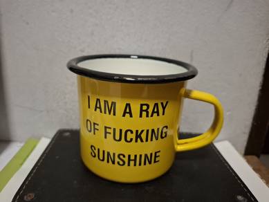 Preloved Enamel Metal Cup