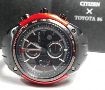 Citizen Toyota 86 Eco Drive Tachymeter B612-S0810