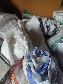 Guni putih kosong tiada cop min 100pcs keatas