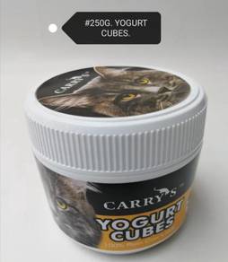 Carry Cat Yogurt Cubes 250gram Snack Food Kucing