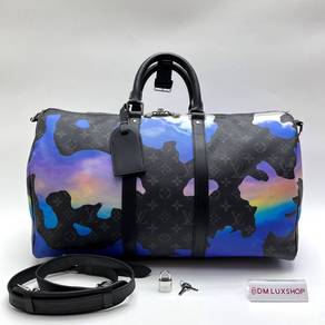 Preloved LV Monogram Eclipse Sunrise Keepall 45