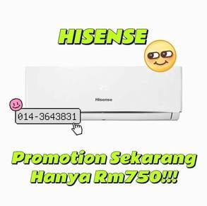 Hisense Aircond - Diskaun Terbesar!!! D1525