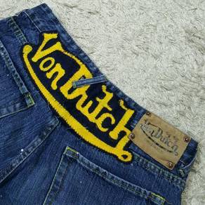 Authentic Von Ducth with splatter paint Jeans