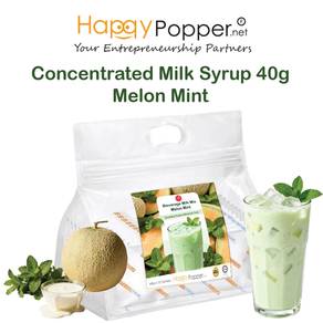 Concentrated Milk Syrup Melon Mint 40g (10pcs/Pkt)