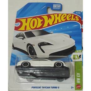 Hot Wheels Porsche Taycan Turbo S White