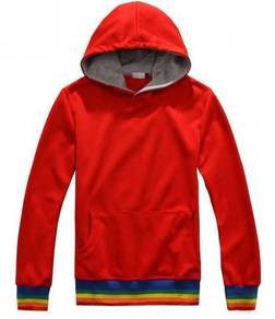 [12.12] Red Hoodie Sweatshirt Pullover Sweater